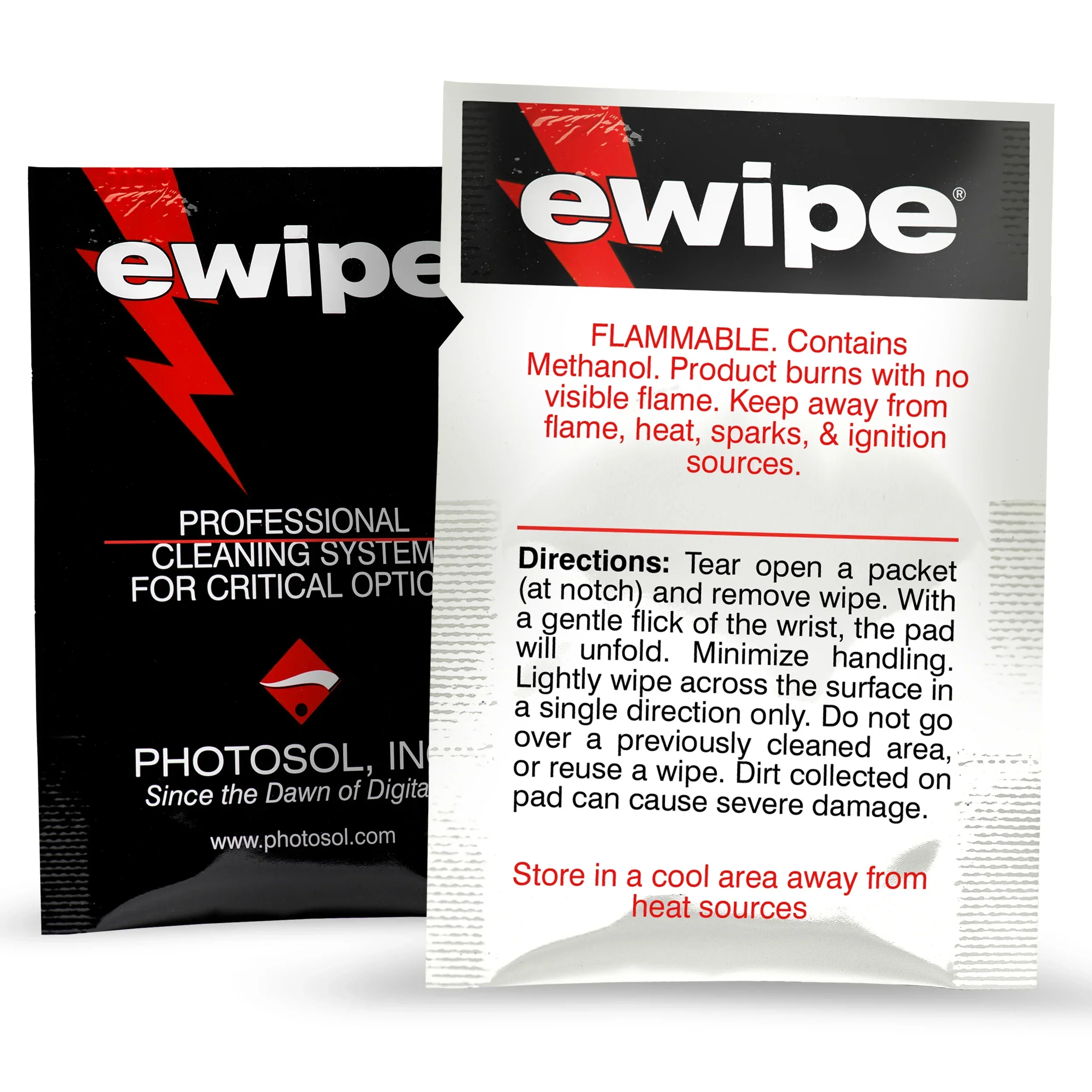 Photographic Solutions E-Wipe Pre-Moistened Optic Pads (24-Pack) - Image 5