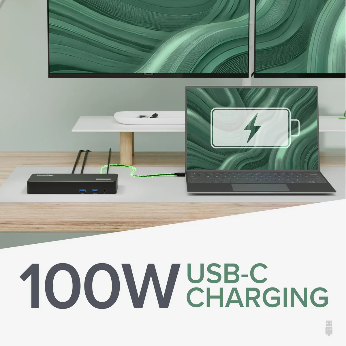 Plugable USB-C Triple Display Docking Station w/ 100W PD Laptop Charging & 3 x HDMI - Image 5