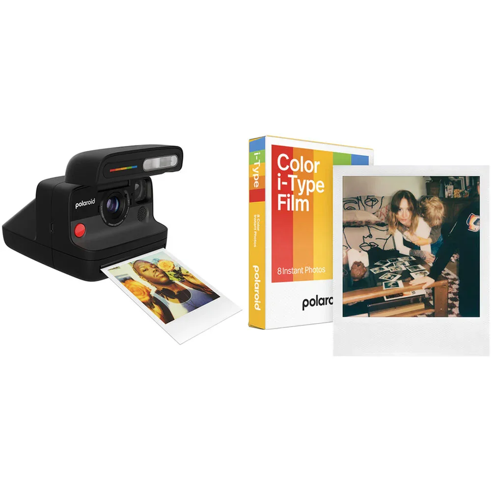 Polaroid Flip Instant Camera (Black) + Color Film Bundle (8 Exposures) - Image 6