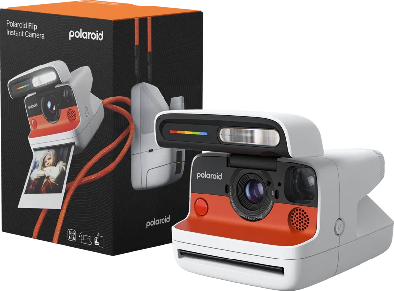 Polaroid Flip Instant Camera (White) + Color Film Bundle (8 Exposures) - Image 7