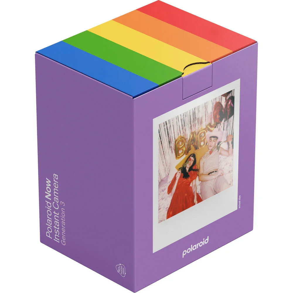 Polaroid Now Gen 3 i-Type Instant Camera (Purple) - Starter Bundle - Image 4