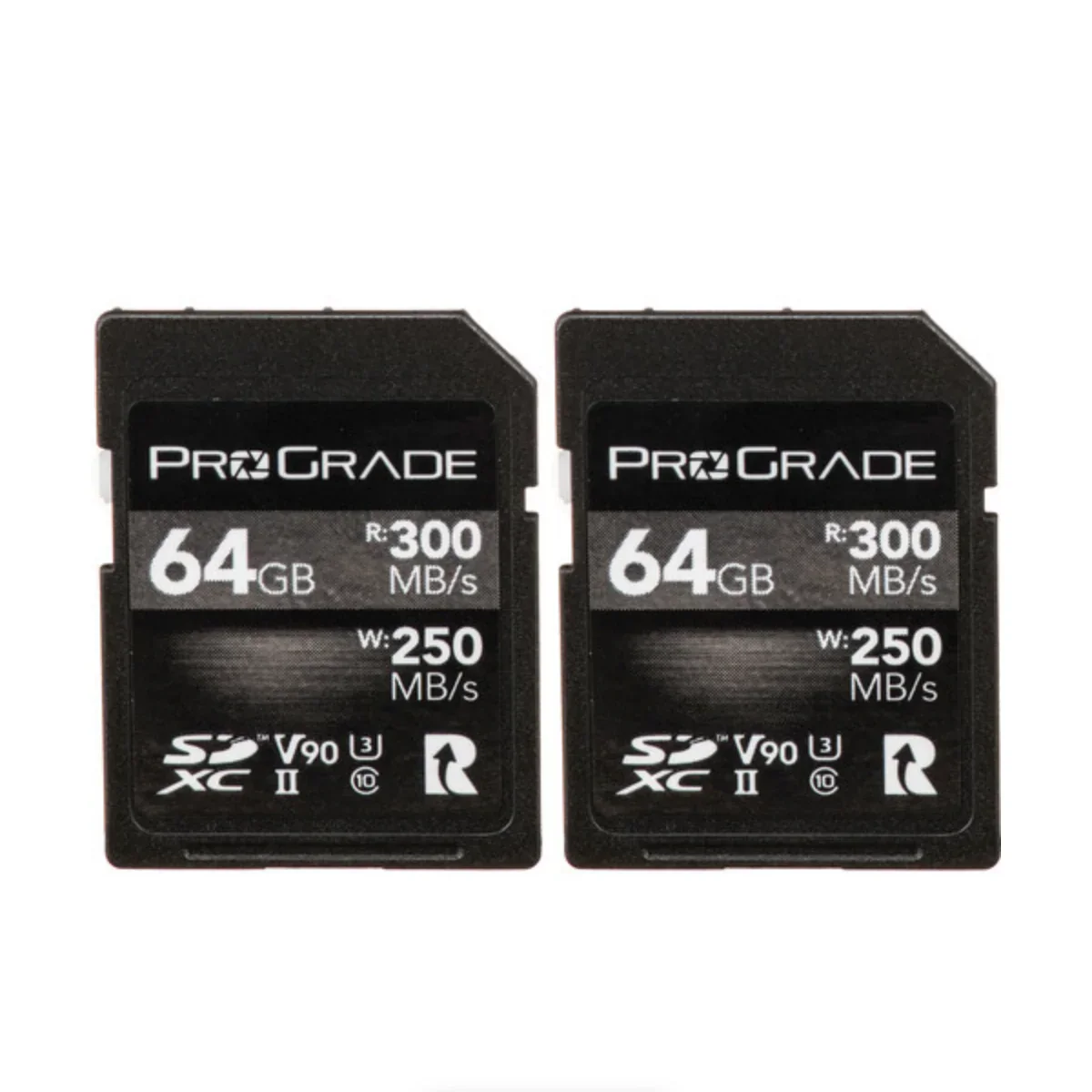ProGrade Digital SDXC UHS-II V90 Cobalt Memory Card - 64GB (2-Pack) - Image 2