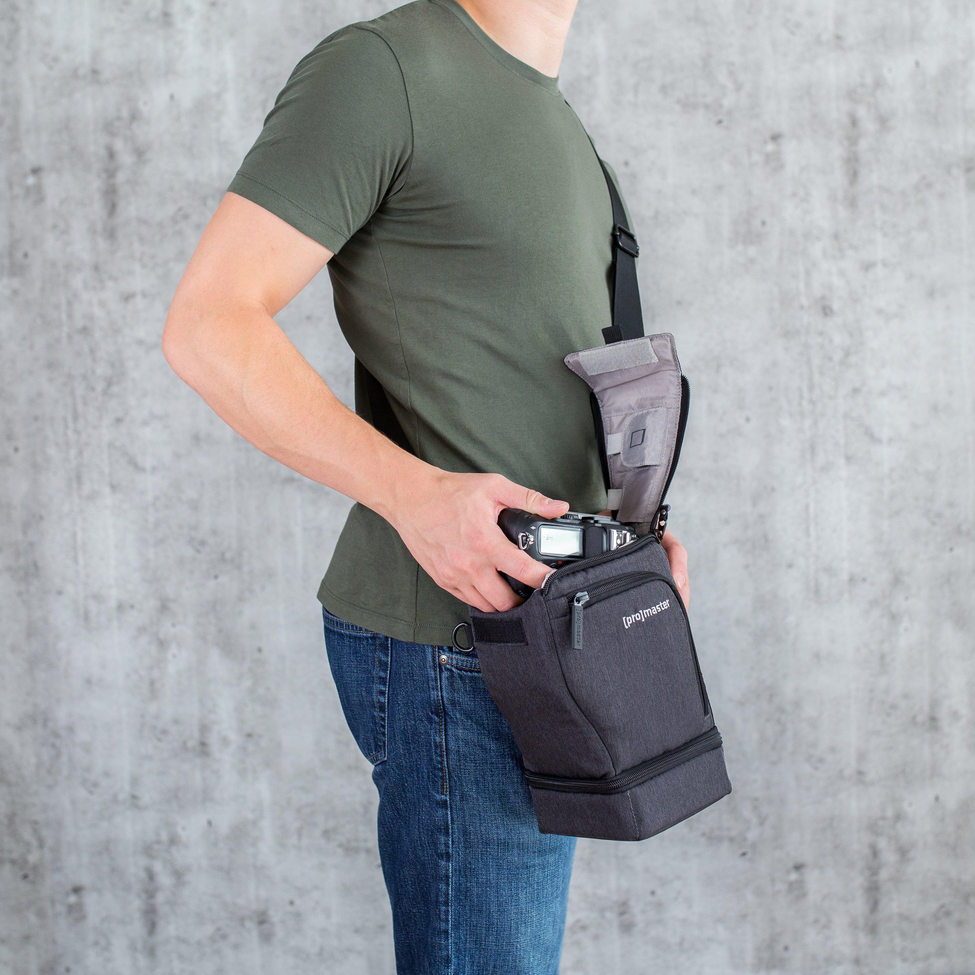 ProMaster Cityscape 16 Holster Sling Bag - Charcoal Grey - Image 9