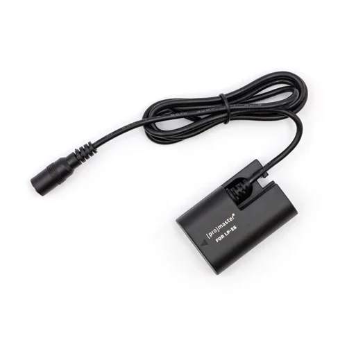 ProMaster DC Coupler with AC Power Supply for Canon LP-E6 - Image 2
