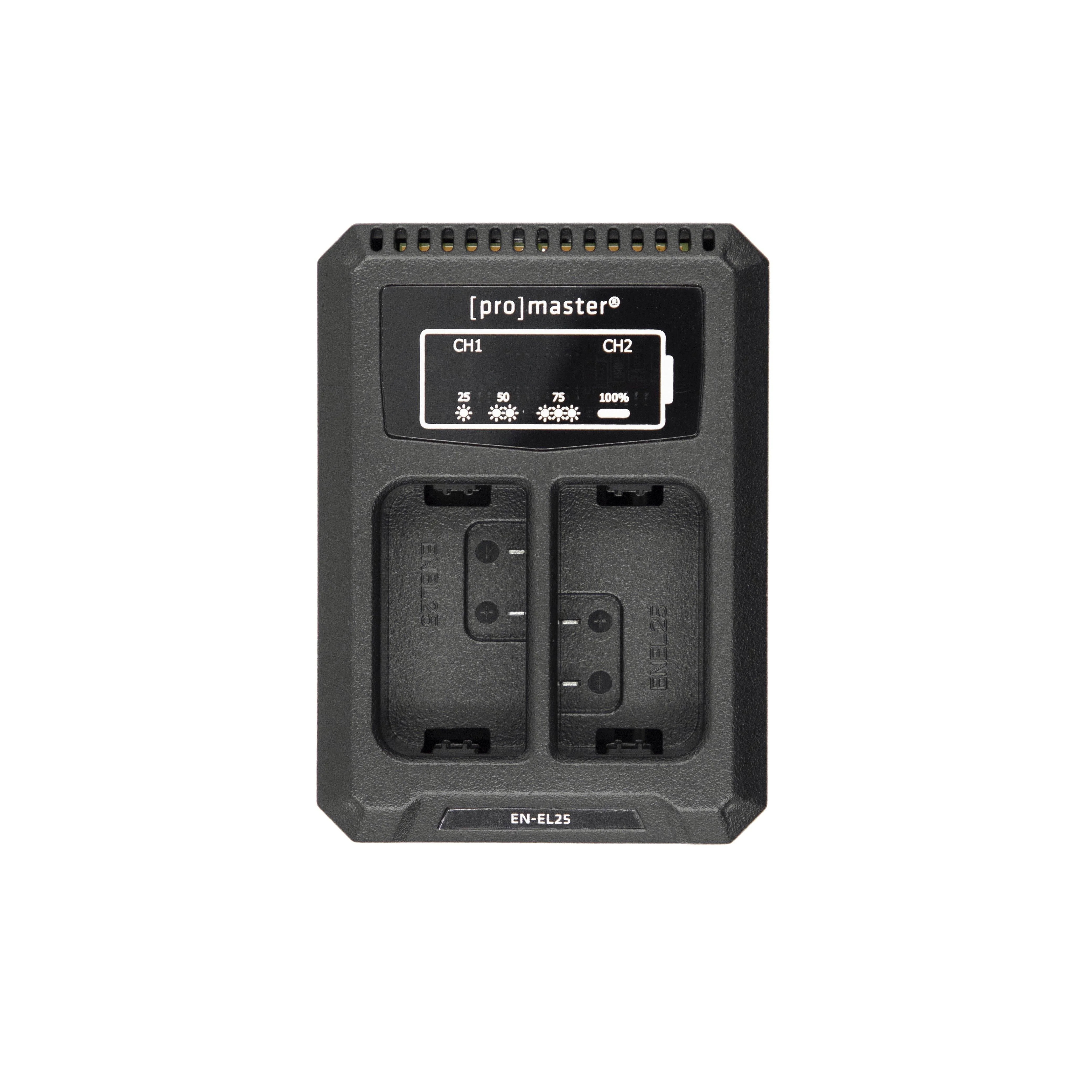 ProMaster Dually USB Charger for Nikon EN-EL25
