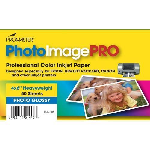 ProMaster Glossy Inkjet Photo Paper - 4 x 6'' - 50 sheets