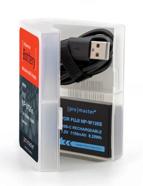ProMaster NP-W126s Battery for Fujifilm with USB-C Charging - Image 3