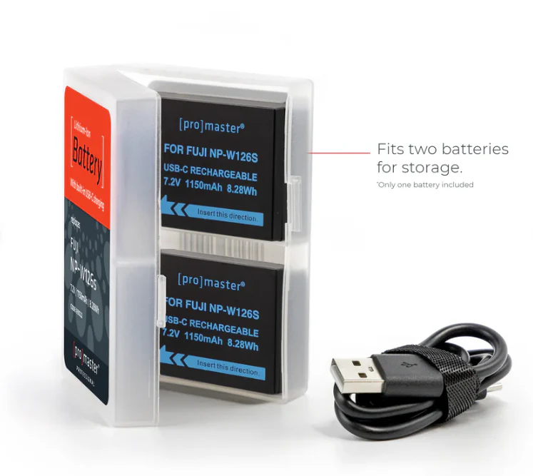 ProMaster NP-W126s Battery for Fujifilm with USB-C Charging - Image 4