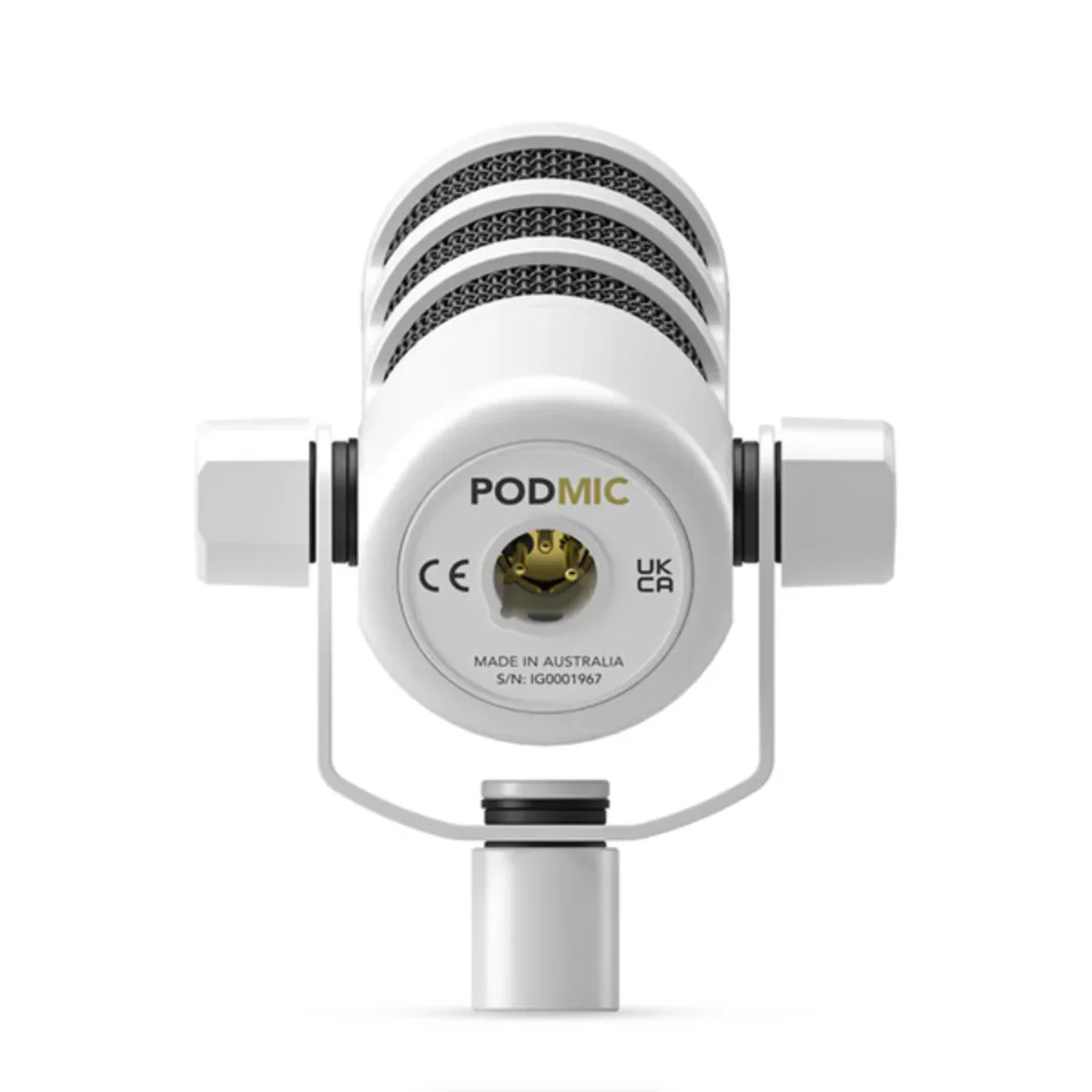 RODE PodMic Dynamic Podcasting Microphone (White) - Image 2