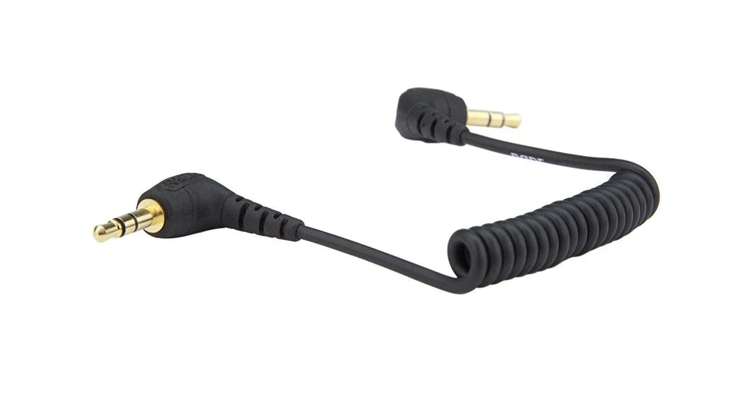 RODE SC2 Right-Angle 3.5mm TRS Coiled Patch Cable - Image 2