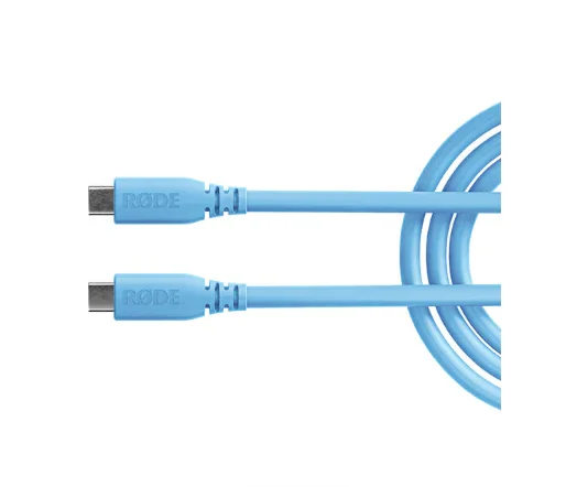 RODE SC27 SuperSpeed USB-C to USB-C Cable (Blue, 6.6') - Image 2