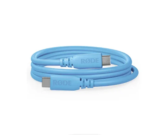 RODE SC27 SuperSpeed USB-C to USB-C Cable (Blue, 6.6') - Image 3