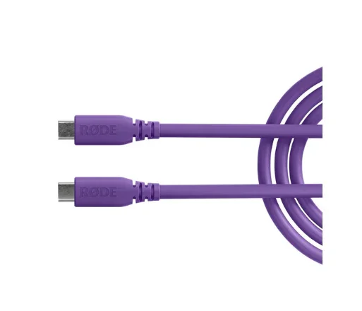 RODE SC27 SuperSpeed USB-C to USB-C Cable (Purple, 6.6') - Image 2