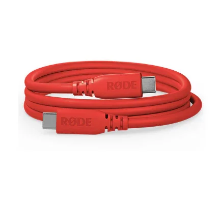 RODE SC27 SuperSpeed USB-C to USB-C Cable (Red, 6.6') - Image 3