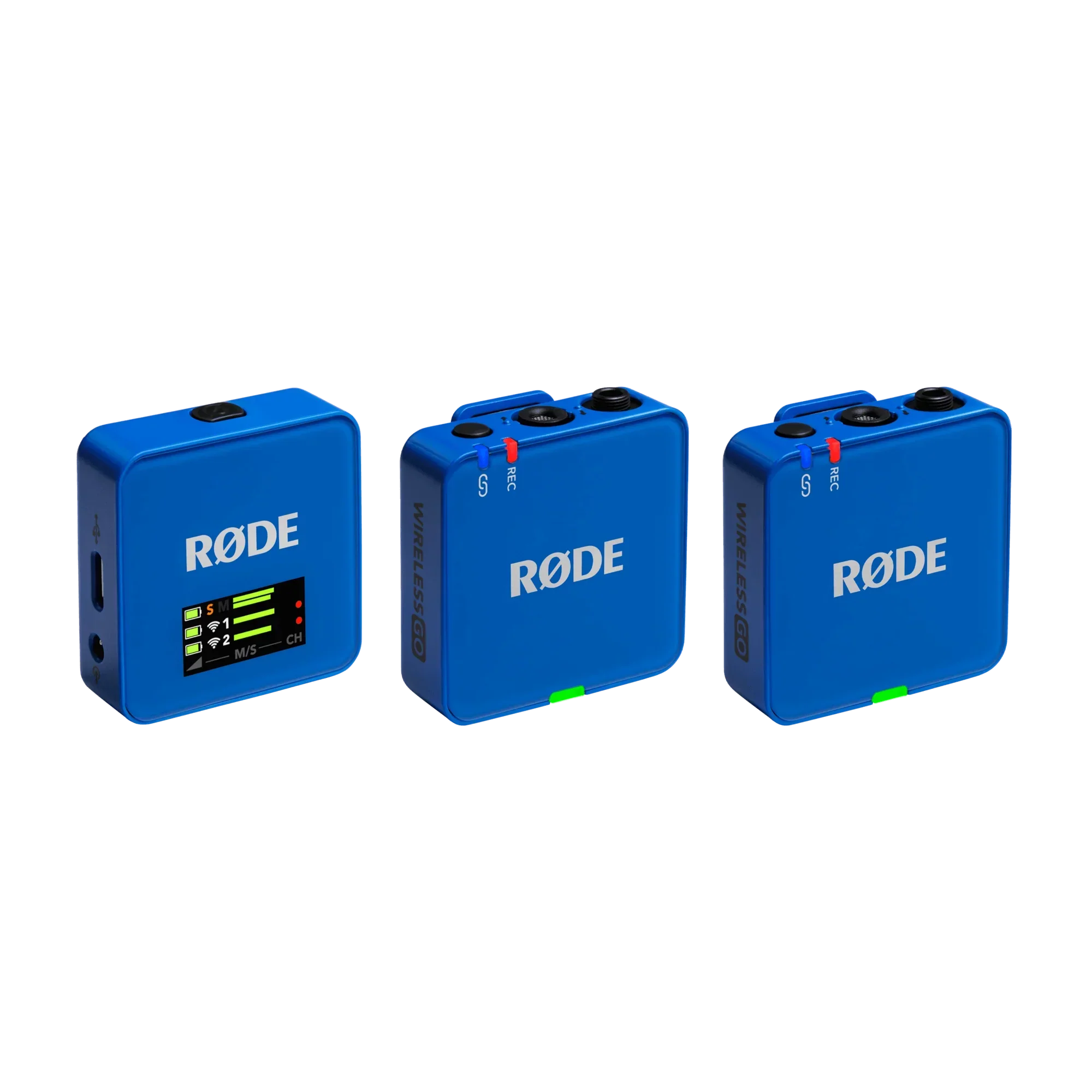 RODE Wireless GO (Gen 3) 2-Person Compact Digital Wireless Microphone System/Recorder (2.4 GHz, Cobalt)