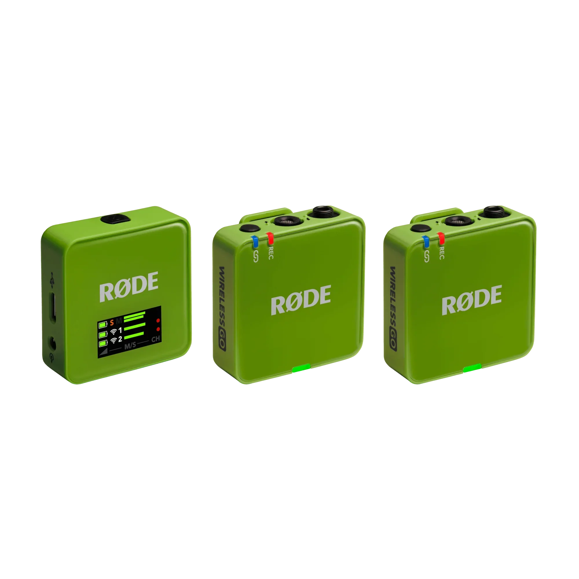 RODE Wireless GO (Gen 3) 2-Person Compact Digital Wireless Microphone System/Recorder (2.4 GHz, Green)