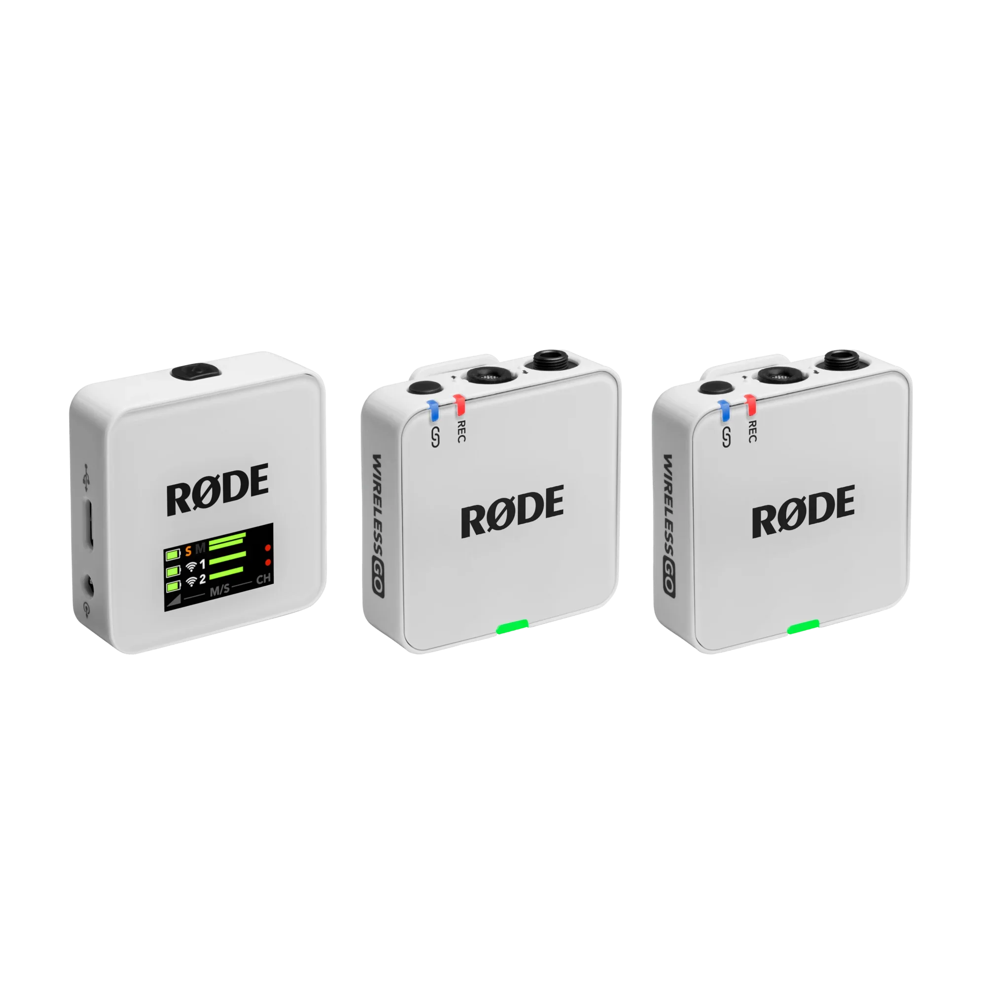 RODE Wireless GO (Gen 3) 2-Person Compact Digital Wireless Microphone System/Recorder (2.4 GHz, White)