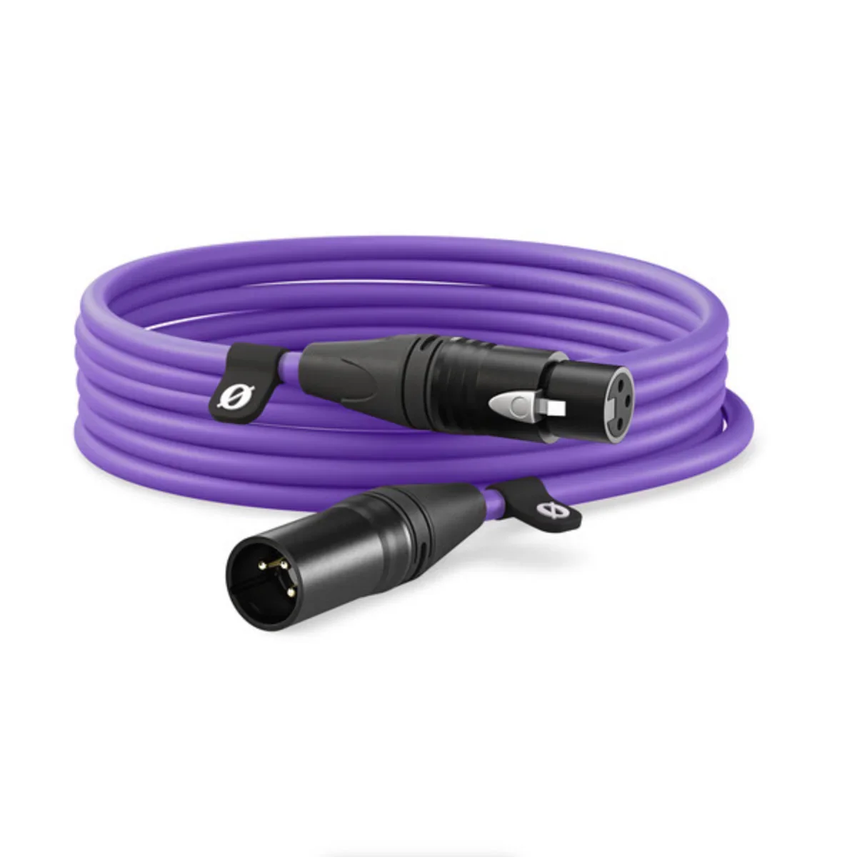 RODE XLR Male to Female Cable - 19.7' (Purple) - Image 3