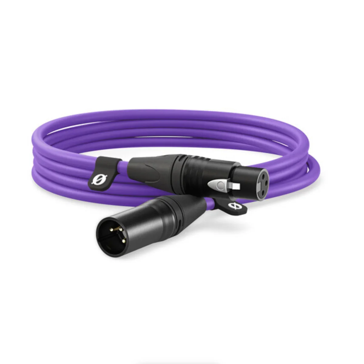 RODE XLR Male to Female Cable - 9.8' (Purple) - Image 3