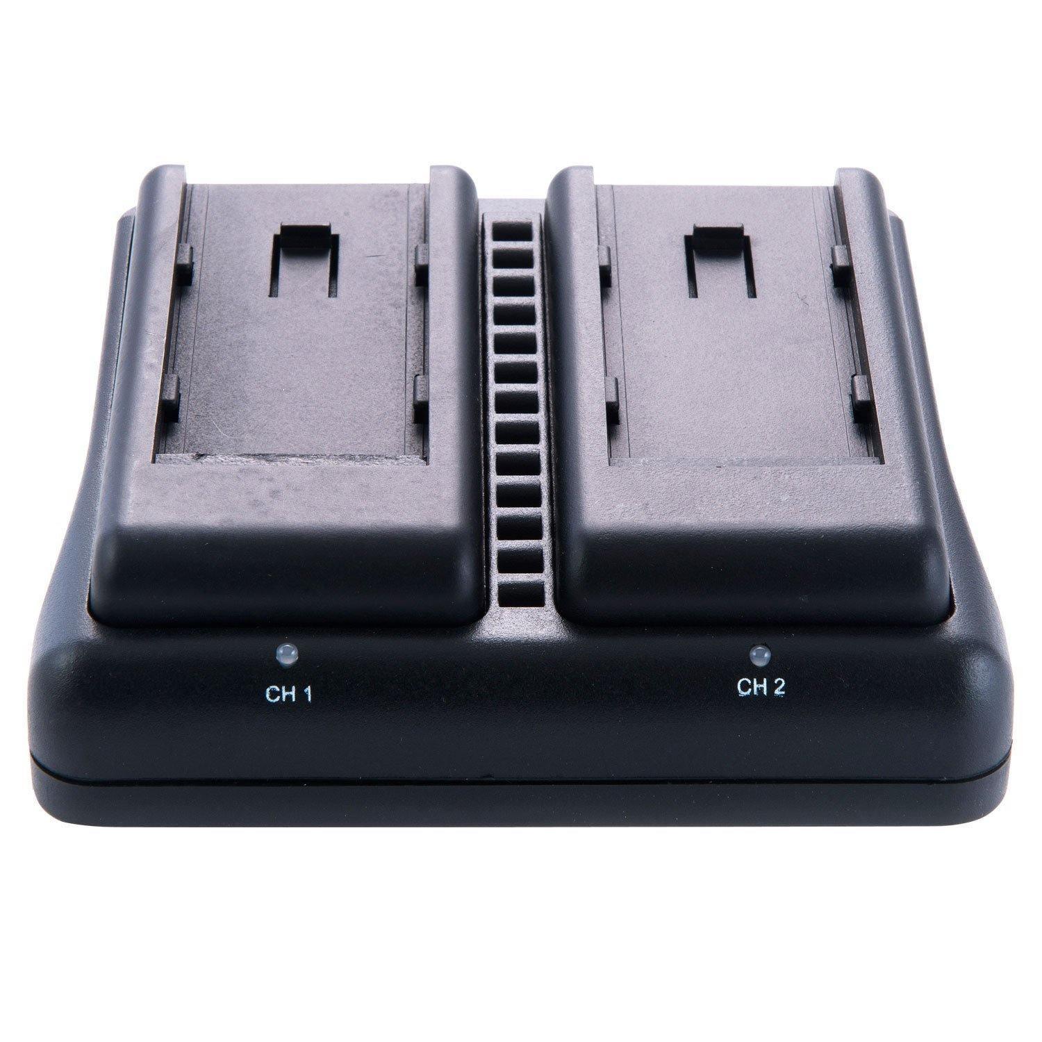 Rolux Dual Battery Charger for Sony NP-970