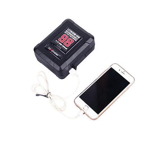 Rolux YC-98A Smart Gold Mount Battery - 98Wh - Image 2
