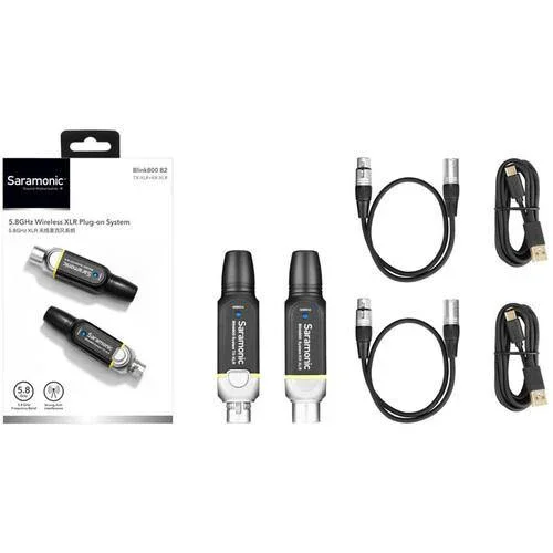Saramonic Blink 800 B2 Digital Wireless Plug-On Microphone System with No Mic (5.8 GHz) - Image 2