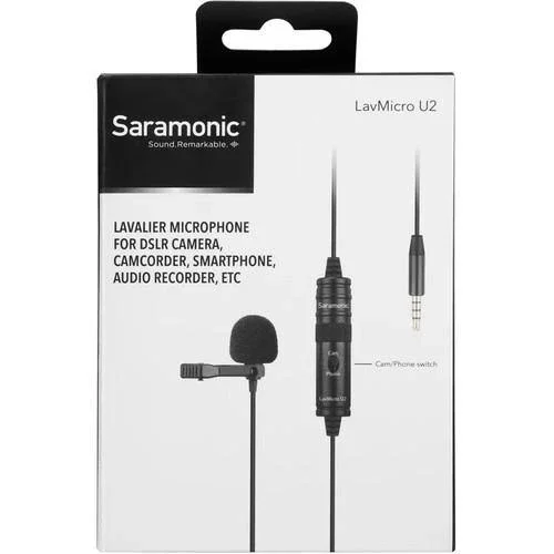 Saramonic LavMicro U2 Omnidirectional Lavalier Microphone for DSLR Cameras and Smartphones - Image 5