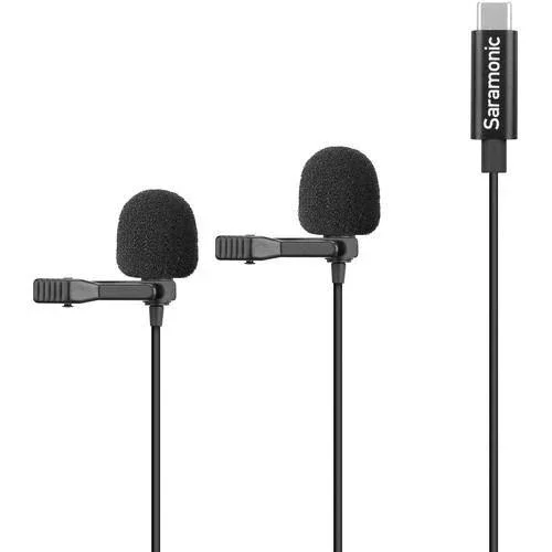 Saramonic LavMicro U3C Dual Omnidirectional Lavalier Microphones with USB Type-C Connector for Android Devices (19.6' Cable) - Image 4