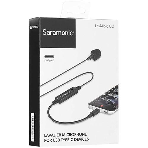 Saramonic LavMicro-UC Omnidirectional Lavalier Mic for USB Type-C Devices with Signal Converter - Image 4