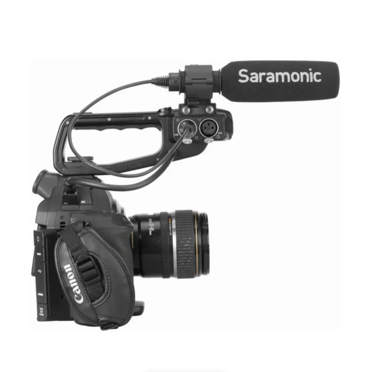 Saramonic SR-NV5X Short Shotgun Microphone with Hardwired XLR Cable - Image 12
