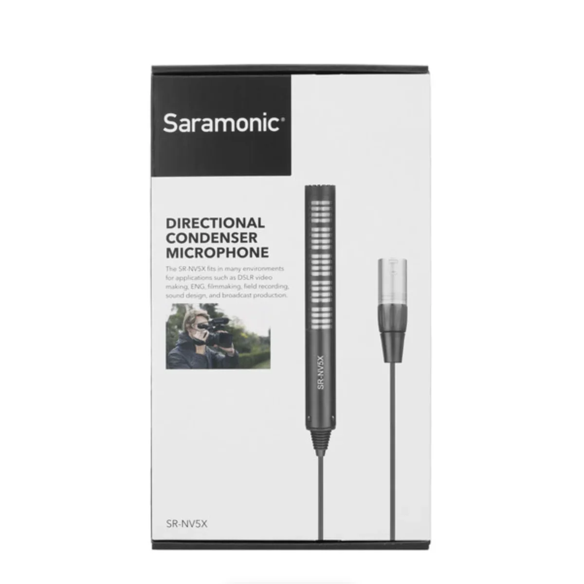 Saramonic SR-NV5X Short Shotgun Microphone with Hardwired XLR Cable - Image 14