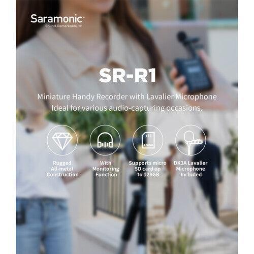 Saramonic SR-R1 Belt Pack Recorder with DK3 Lavalier and MicroSD Card - Image 8