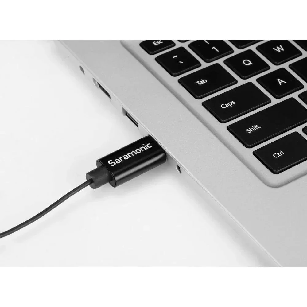 Saramonic SR-ULM10L Omnidirectional USB Lavalier Microphone (19.7' Cable) - Image 2