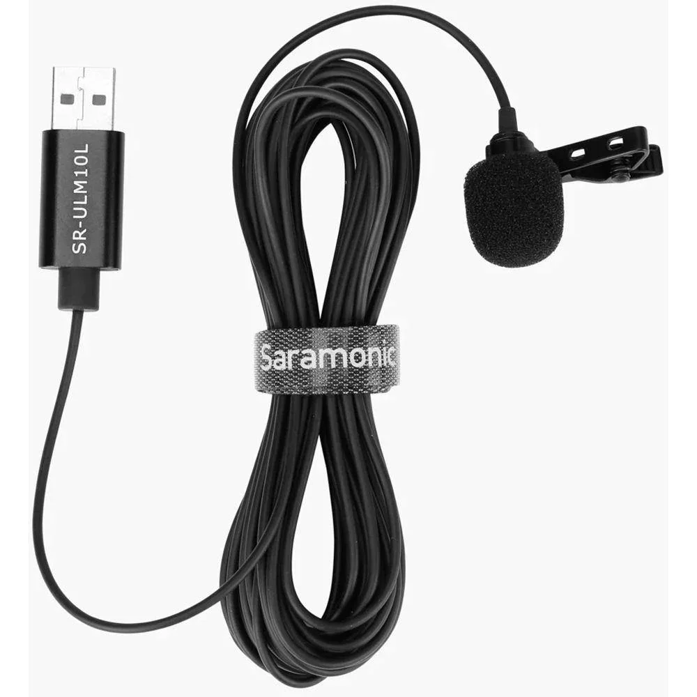 Saramonic SR-ULM10L Omnidirectional USB Lavalier Microphone (19.7' Cable) - Image 7