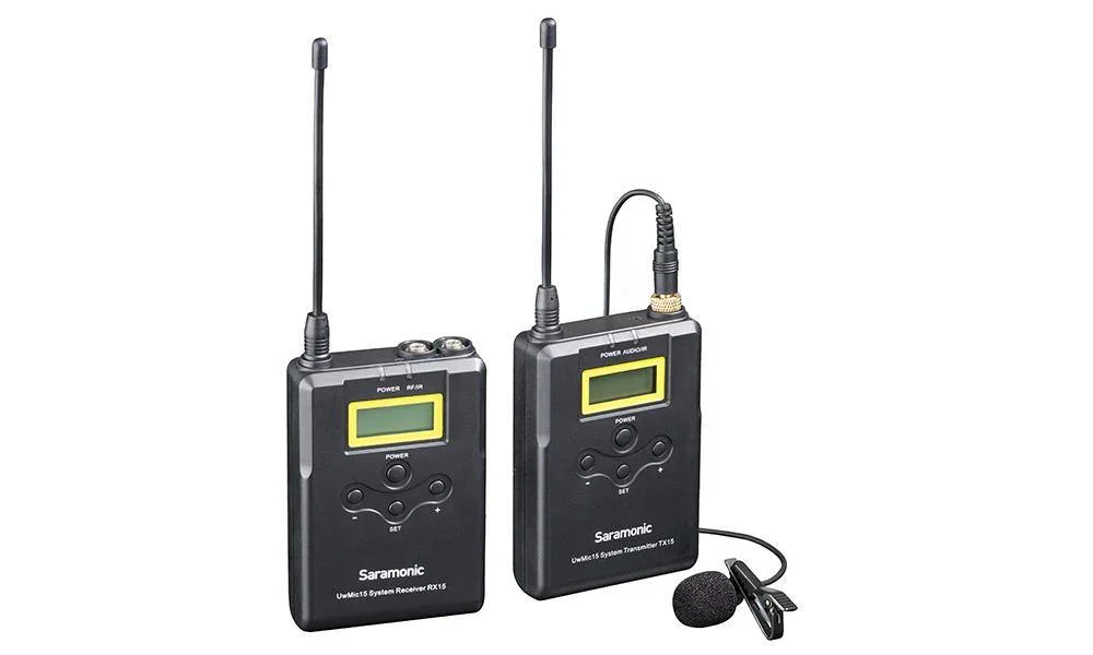 Saramonic UwMic15 UHF Wireless Lavalier Microphone System