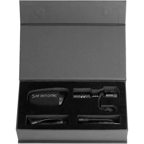 Saramonic Vmic Mini Ultra-Compact Camera-Mount Shotgun Microphone for DSLR Cameras and Smartphones - Image 2