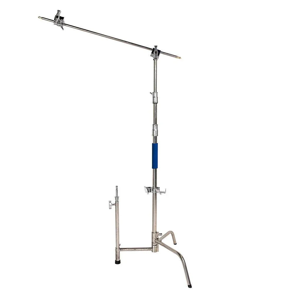 Savage Stainless Steel C-Stand Kit with 53" x 18' White Seamless Paper (9.5') - Image 5