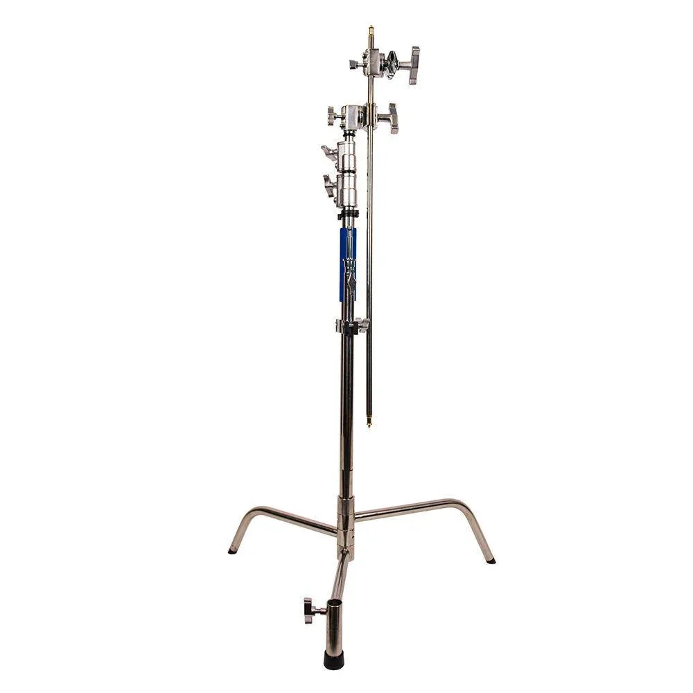 Savage Stainless Steel C-Stand Kit with 53" x 18' White Seamless Paper (9.5') - Image 7