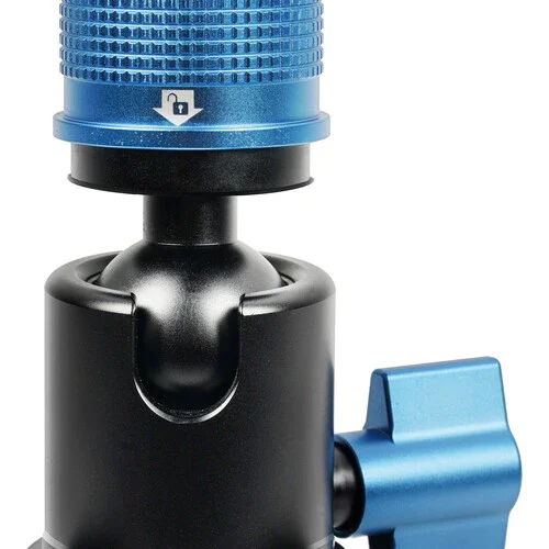 Sirui P-424FS 4-Section Carbon Fiber Monopod with VH-10 Video Head - Image 12