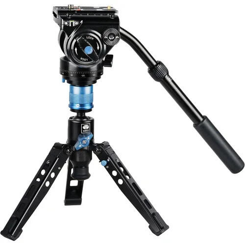 Sirui P-424FS 4-Section Carbon Fiber Monopod with VH-10 Video Head - Image 5