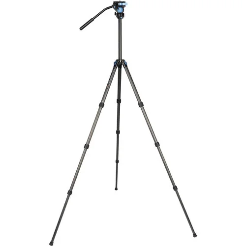 Sirui ST124 4-Section Carbon Fiber Tripod & VA-5 X Fluid Head Kit - Image 2