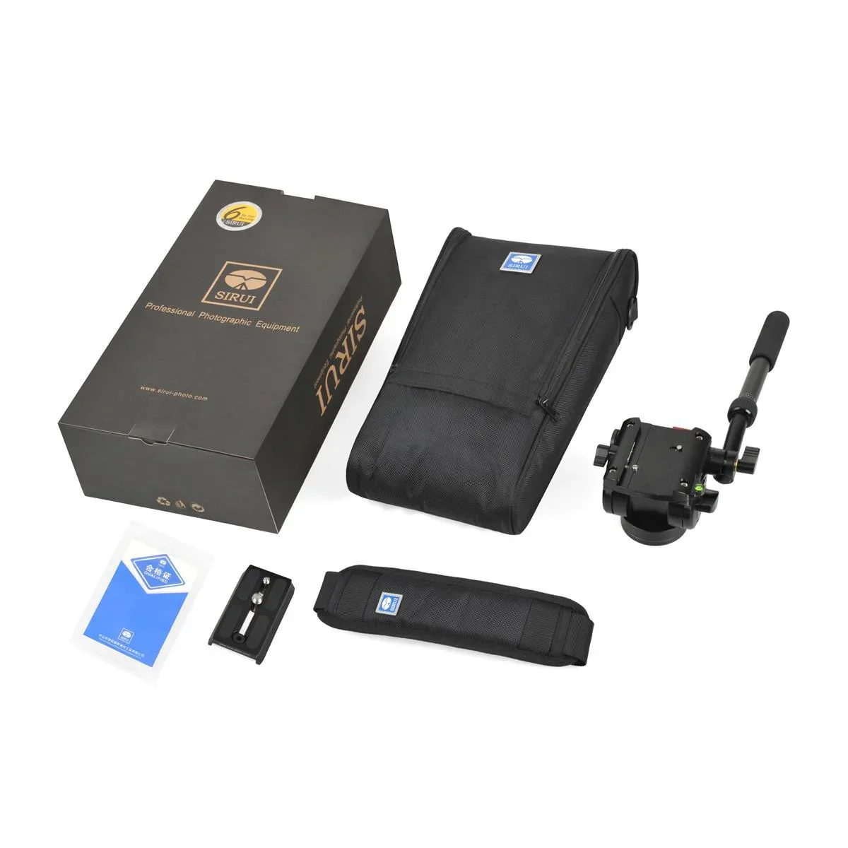 SIRUI VH-10 Fluid Video Head with Quick Release Plate - Image 4