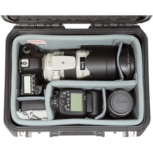 SKB iSeries 1309-6 Case with Think Tank Designed Photo Dividers & Lid Foam (Black) - Image 8