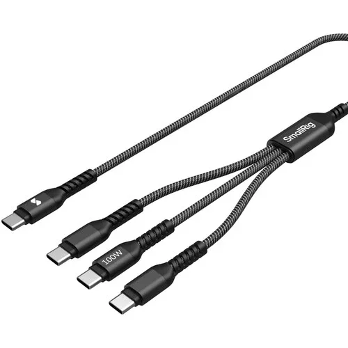 SmallRig 3-in-1 USB-C Power Cable (3.9') - Image 2