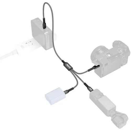 SmallRig 3-in-1 USB-C Power Cable (3.9') - Image 3