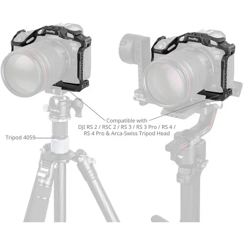 SmallRig "Black Mamba" Camera Cage for Canon EOS R5 Mark II - Image 5