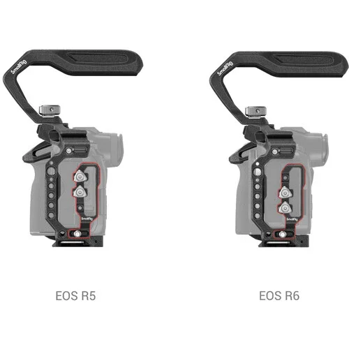SmallRig "Black Mamba" Camera Cage Kit for EOS R5 C, R5 & R6 - Image 4
