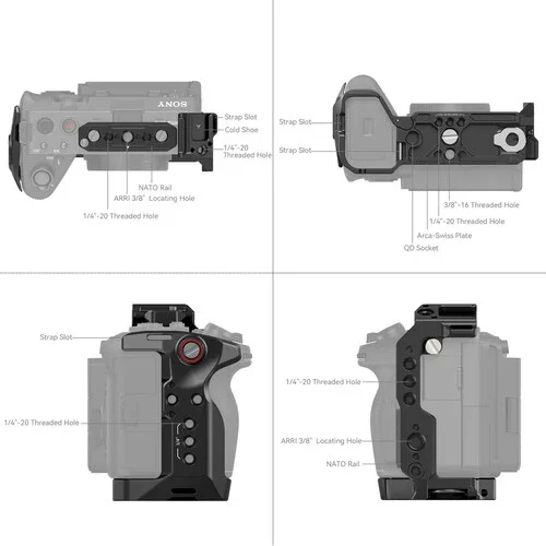 SmallRig Camera Cage for Sony FX30 and FX3 - Image 4