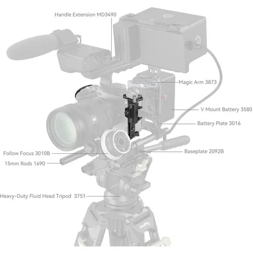 SmallRig Camera Cage for Sony FX30 and FX3 - Image 9