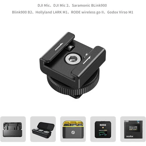 SmallRig Cold Shoe Mount for Compact Wireless Microphones - Image 5